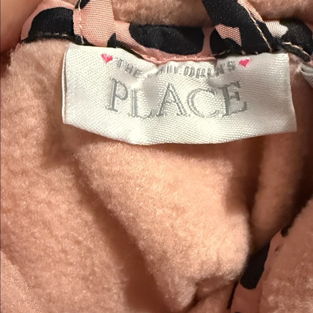 Toddler Children’s Place Pink Leopard Print Puffer Jacket